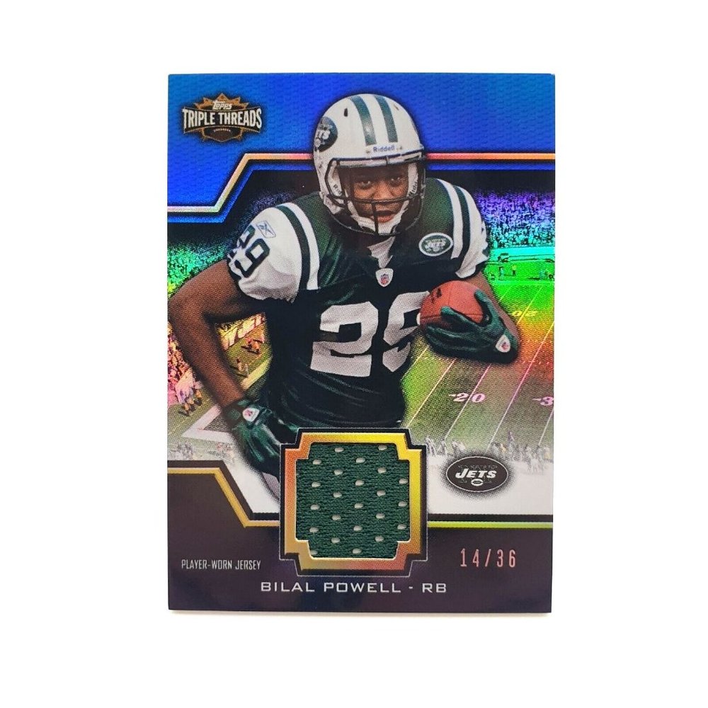 Bilal Powell Rookie TTUSR 37 2011 Topps Triple Threads Unity Relics 14 of 36